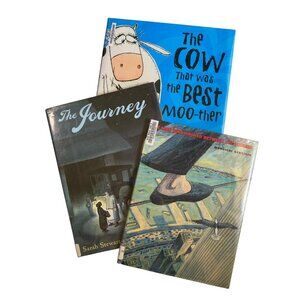 Large Hardcover Picture‎ Book Lot of 3 First Editions Childrens Kids Ex Library